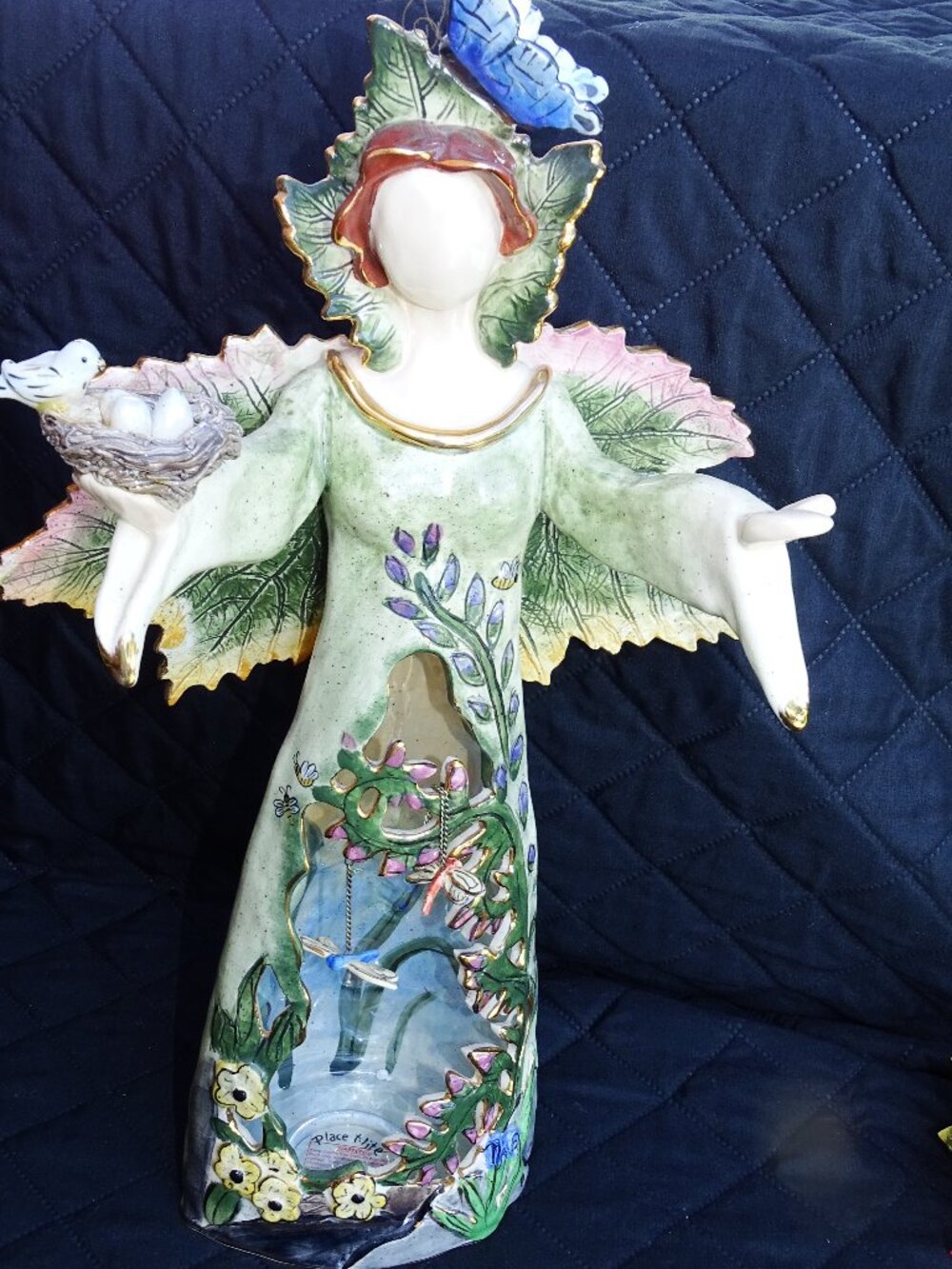 Extra Large Mother Nature T-Lite Candle Holder by Blue Sky Clayworks